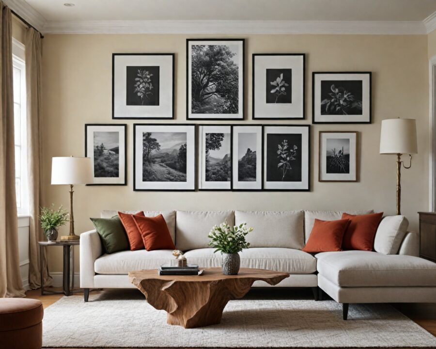 Como decorar com quadros sem poluir o ambiente