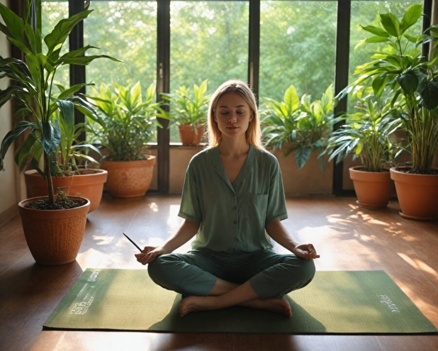 Como cultivar pensamentos positivos com meditação diária