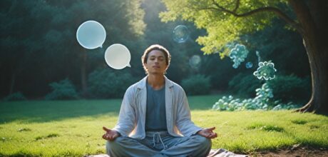 como silenciar a autocrítica com meditação guiada