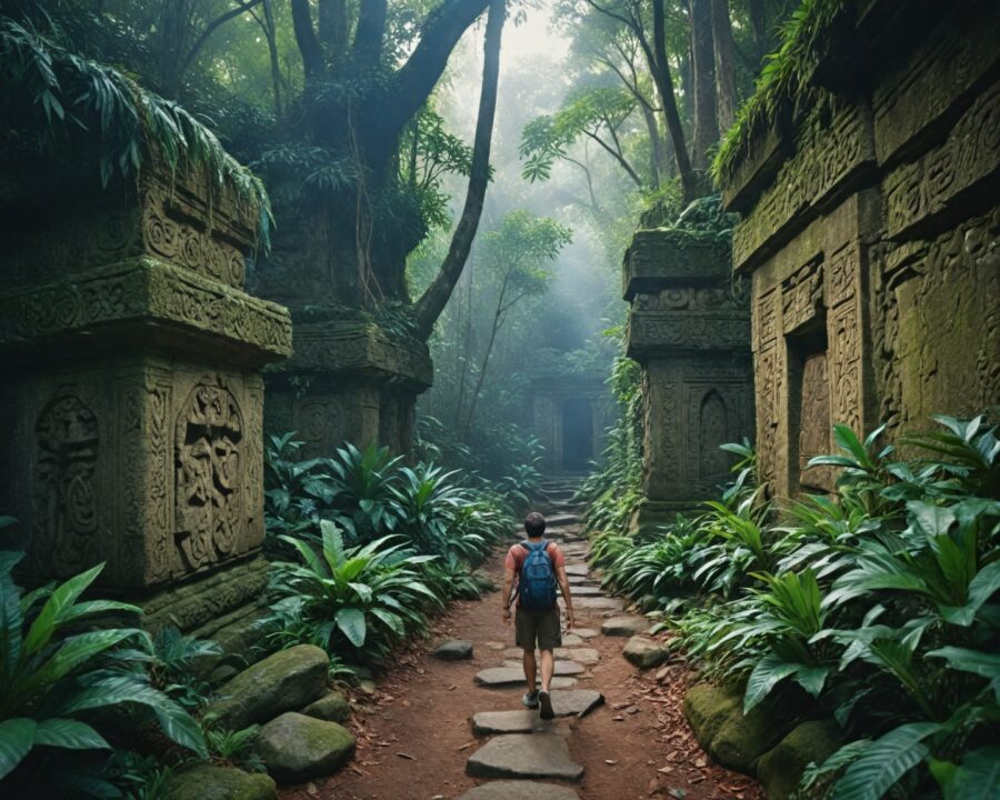 Destinos exóticos com trilhas misteriosas e sagradas para explorar