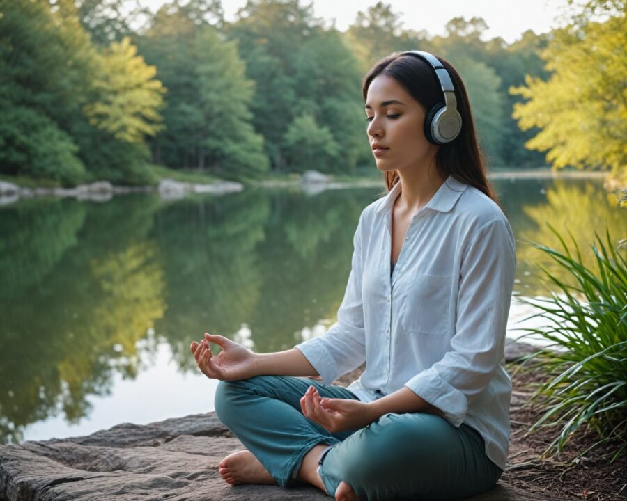 Como cultivar pensamentos positivos com meditação guiada