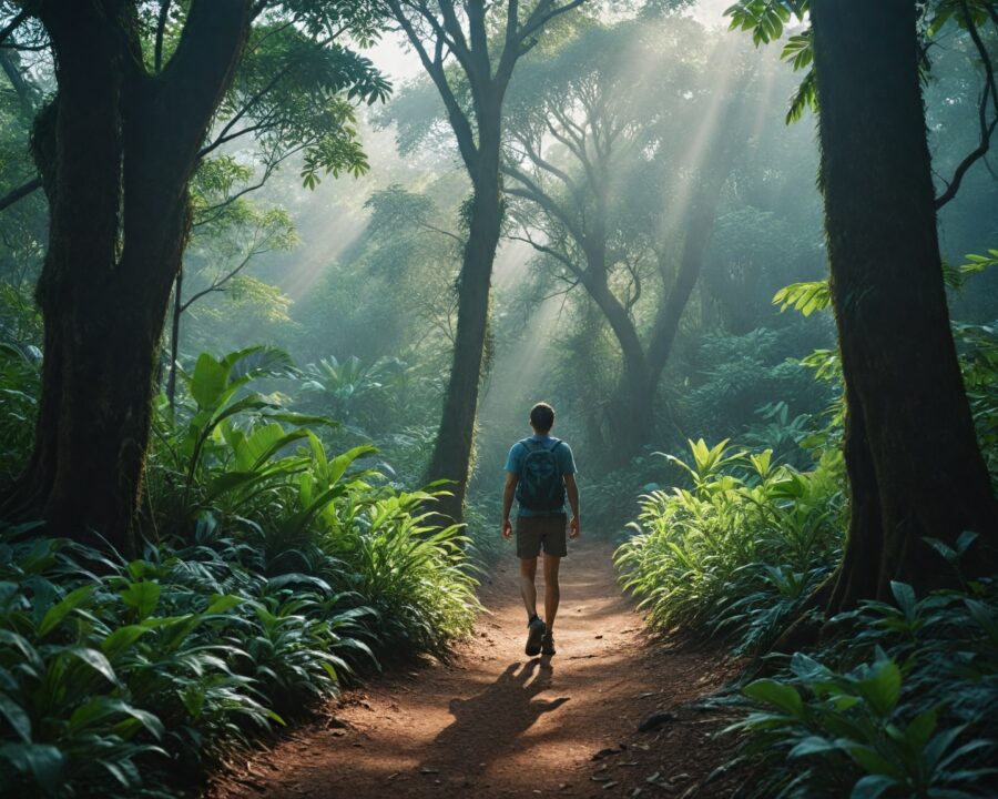 lugares exóticos com florestas tropicais intocadas para explorar