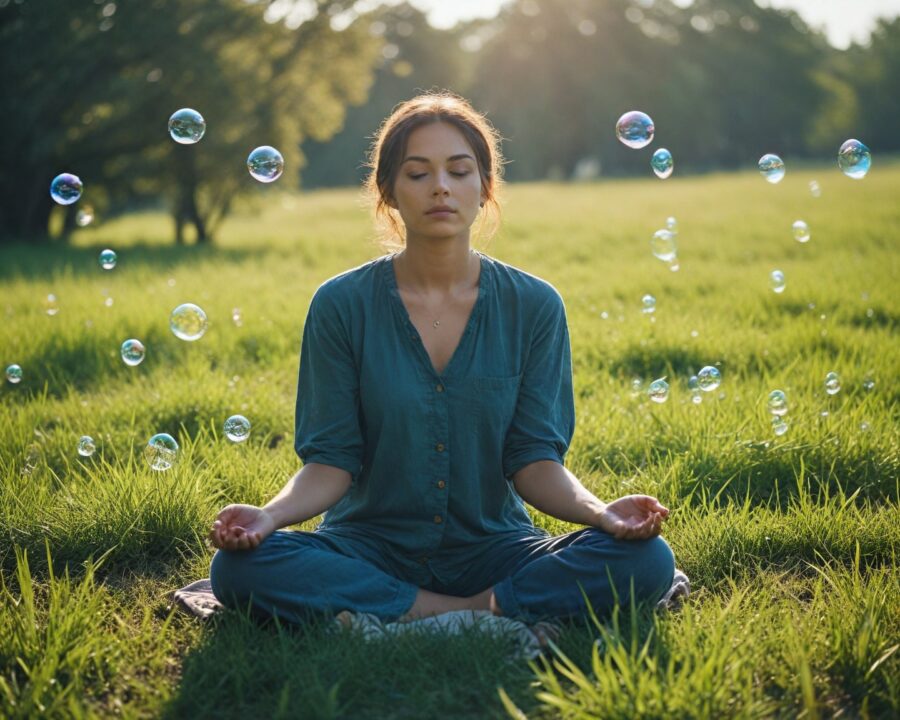 Como usar a meditação para desapegar de pensamentos ruins