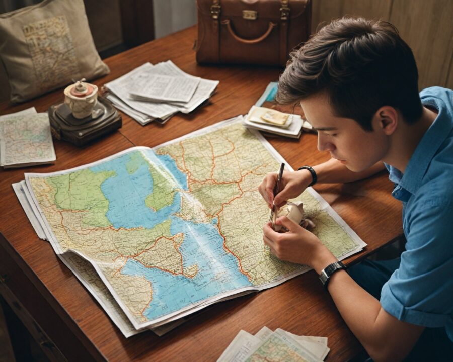 Como montar um roteiro de viagem econômico: guia prático